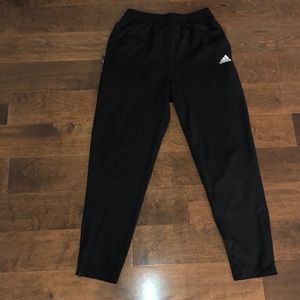 black adidas sweat pants